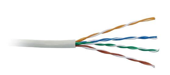 UTP Ethernet cable with four twisted pairs of copper wires