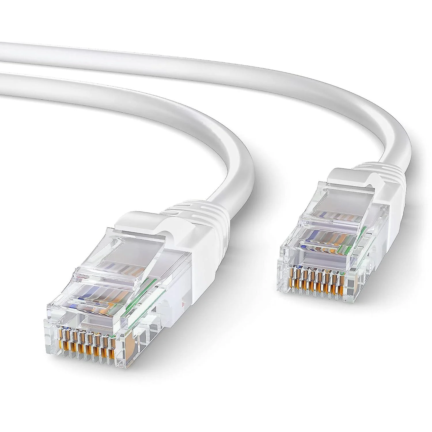 RJ45 connectors on Ethernet copper cables