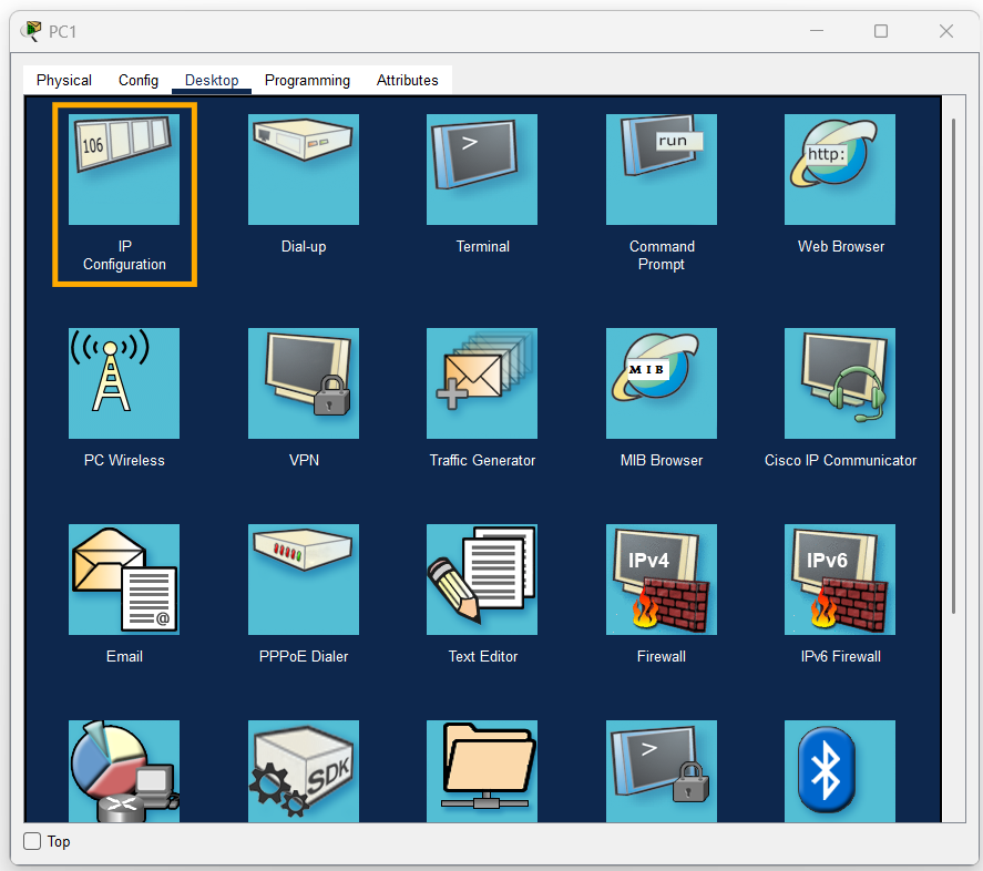 setting ip default gateway packet tracer